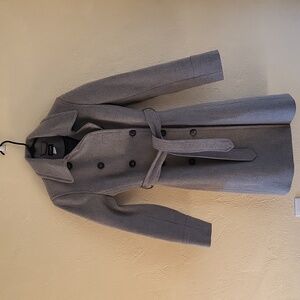 J Crew Wool blend Belted Trenchcoat